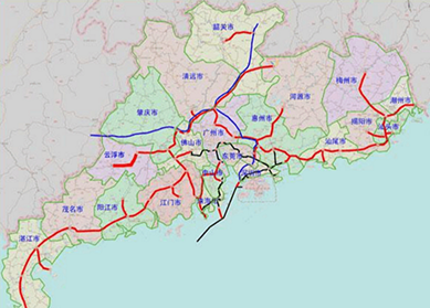 粵北、粵東、粵西天然氣主干管網項目